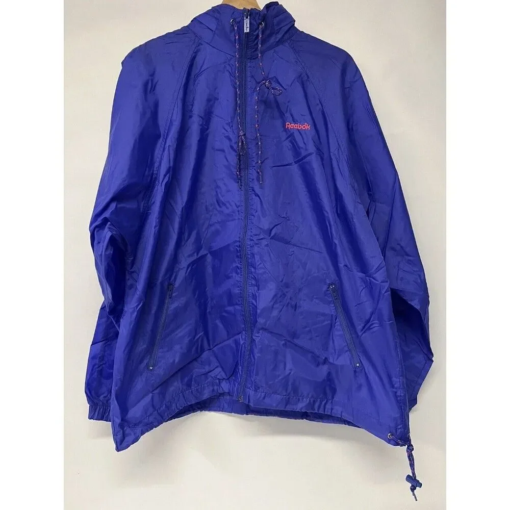 Vintage Reebok Sport Windbreaker Jacket Full Zip Large